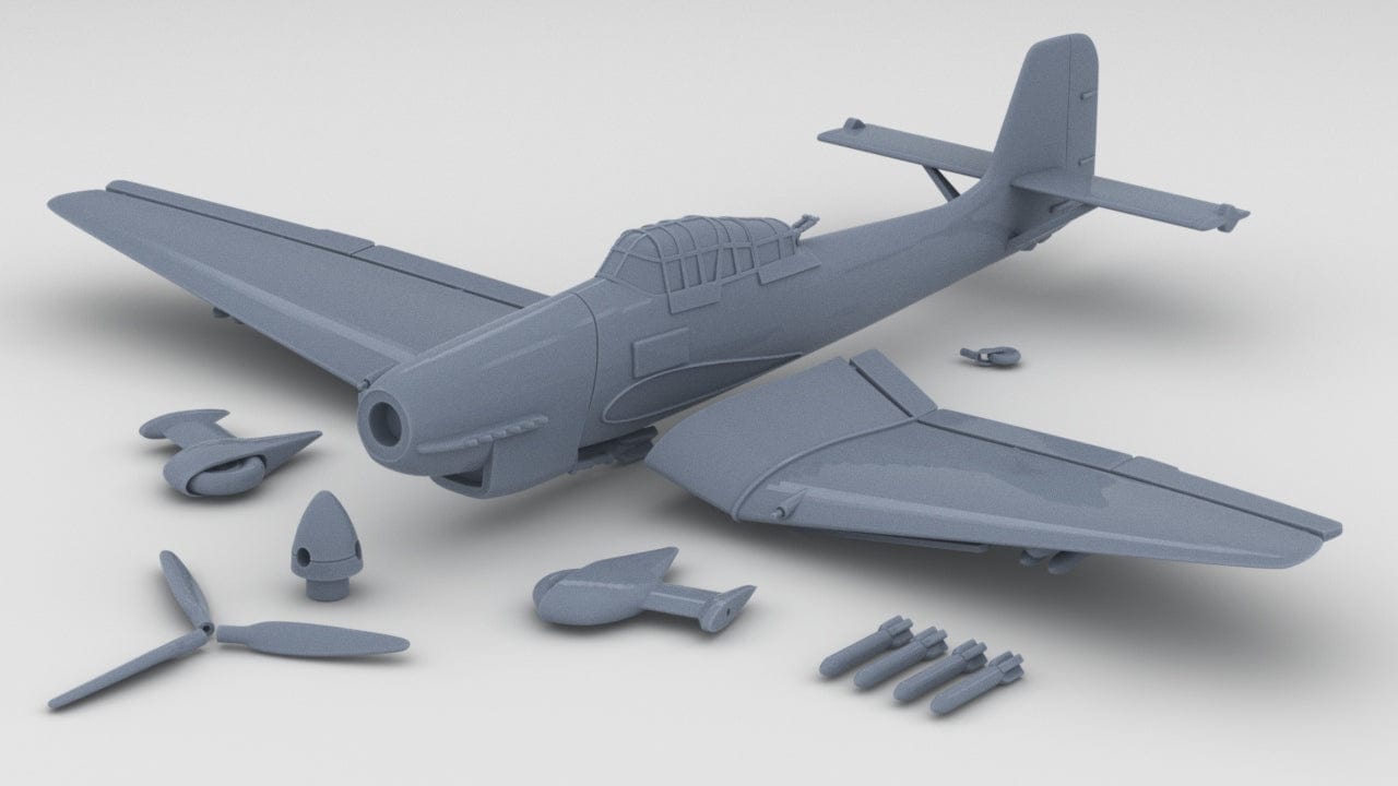 1/56 German Junkers Ju 87 "Stuka" Kit - distefan 3d print
