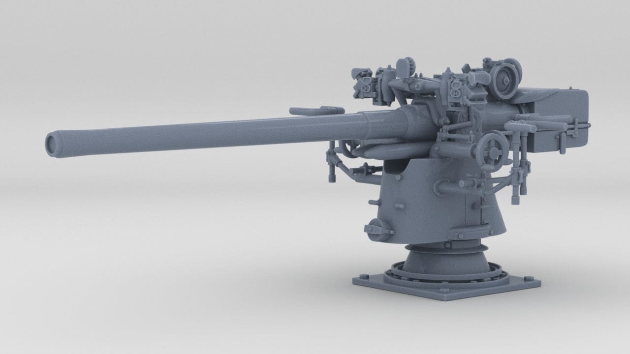 1/56 U-Boot 8.8 cm SK C/35 Naval Deck Gun - distefan 3d print