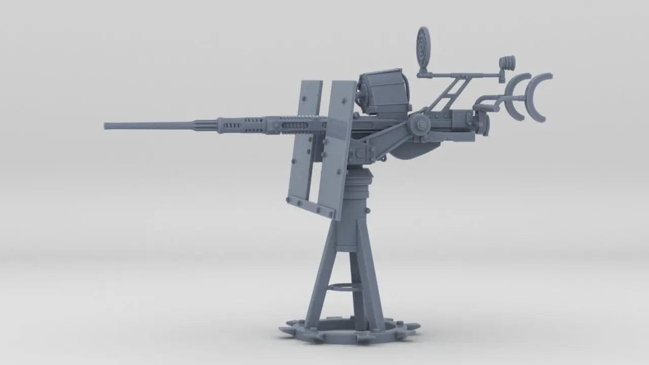 1/56 USN 20mm Single Oerlikon Mk10 w. Shield - distefan 3d print