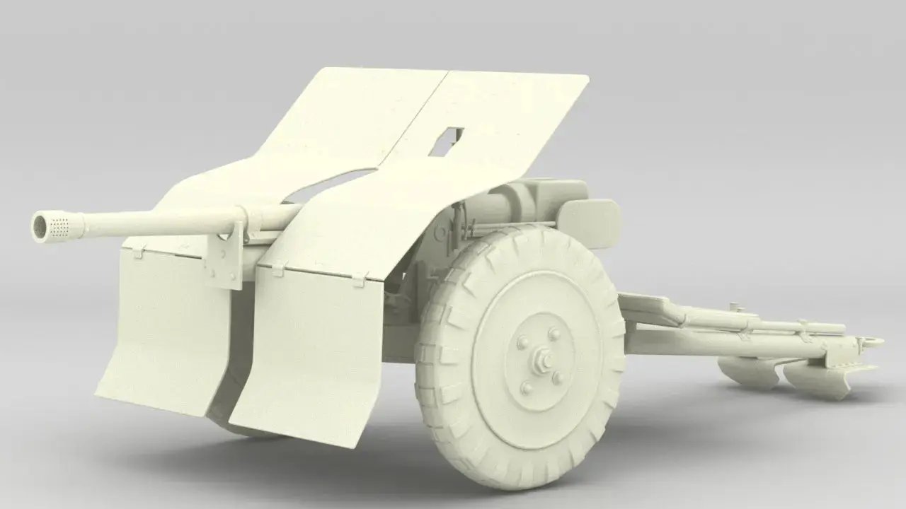 1/6 Bofors 37 mm Anti-Tank Gun Kit Protosoon