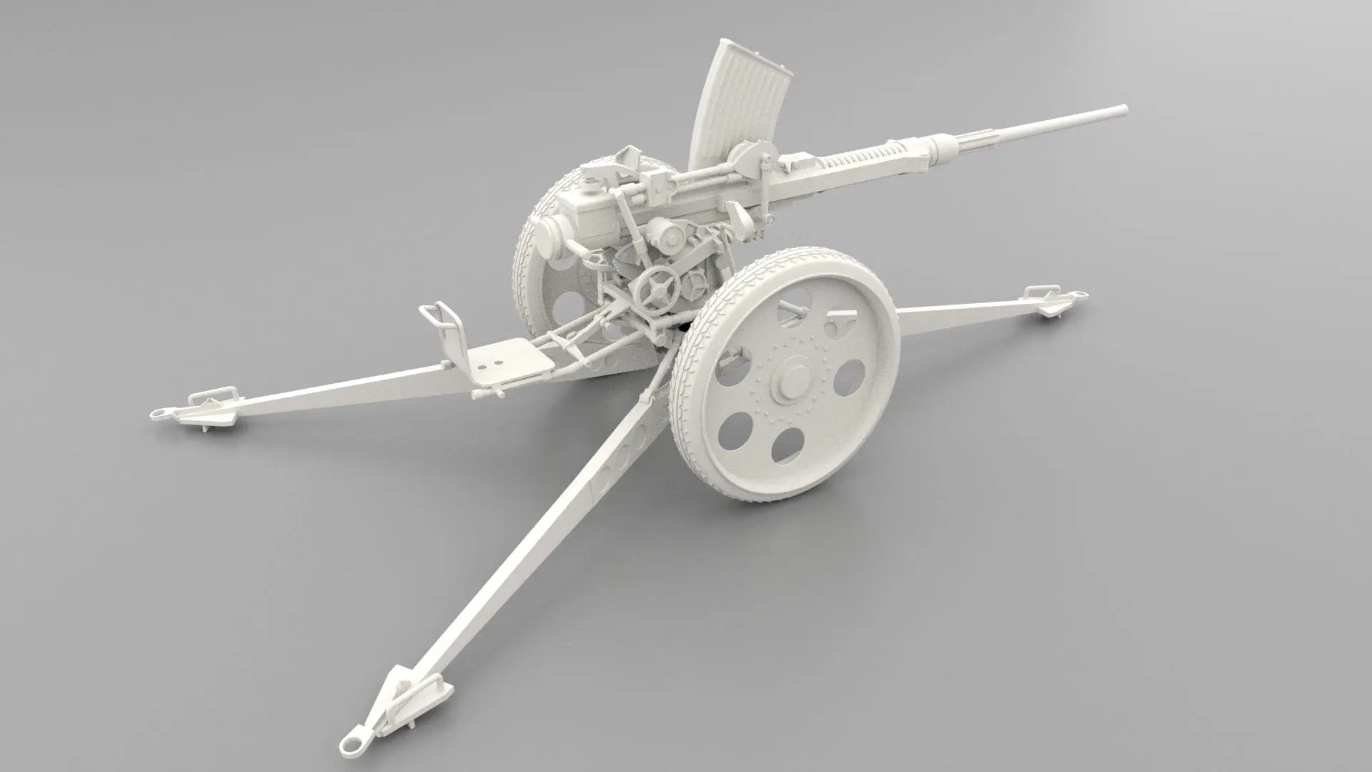 1/6 German 20mm Oerlikon Flak-28 - Mount - distefan 3d print