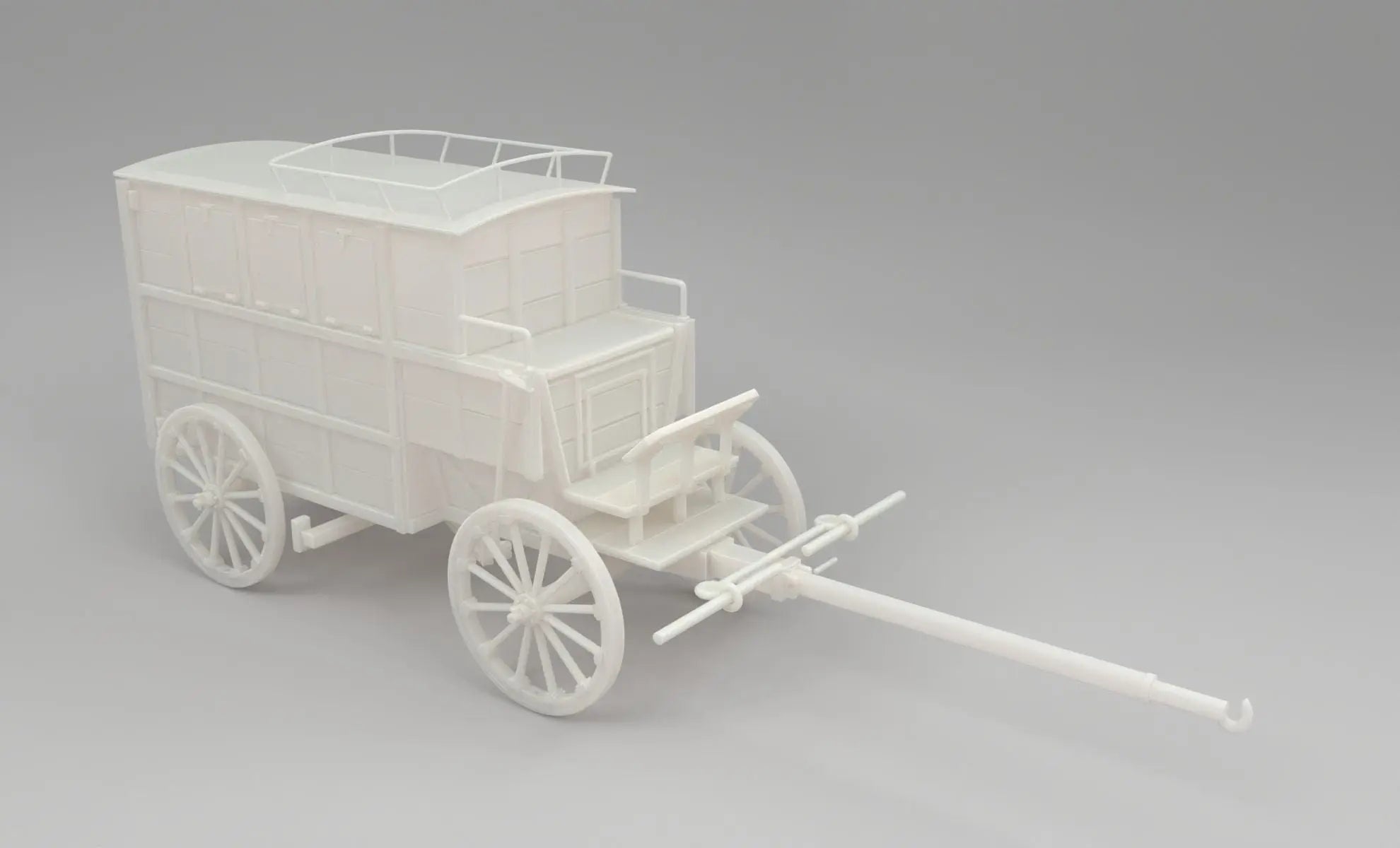 1/6 German WWII Horse Drawn Ambulance Set - distefan 3d print