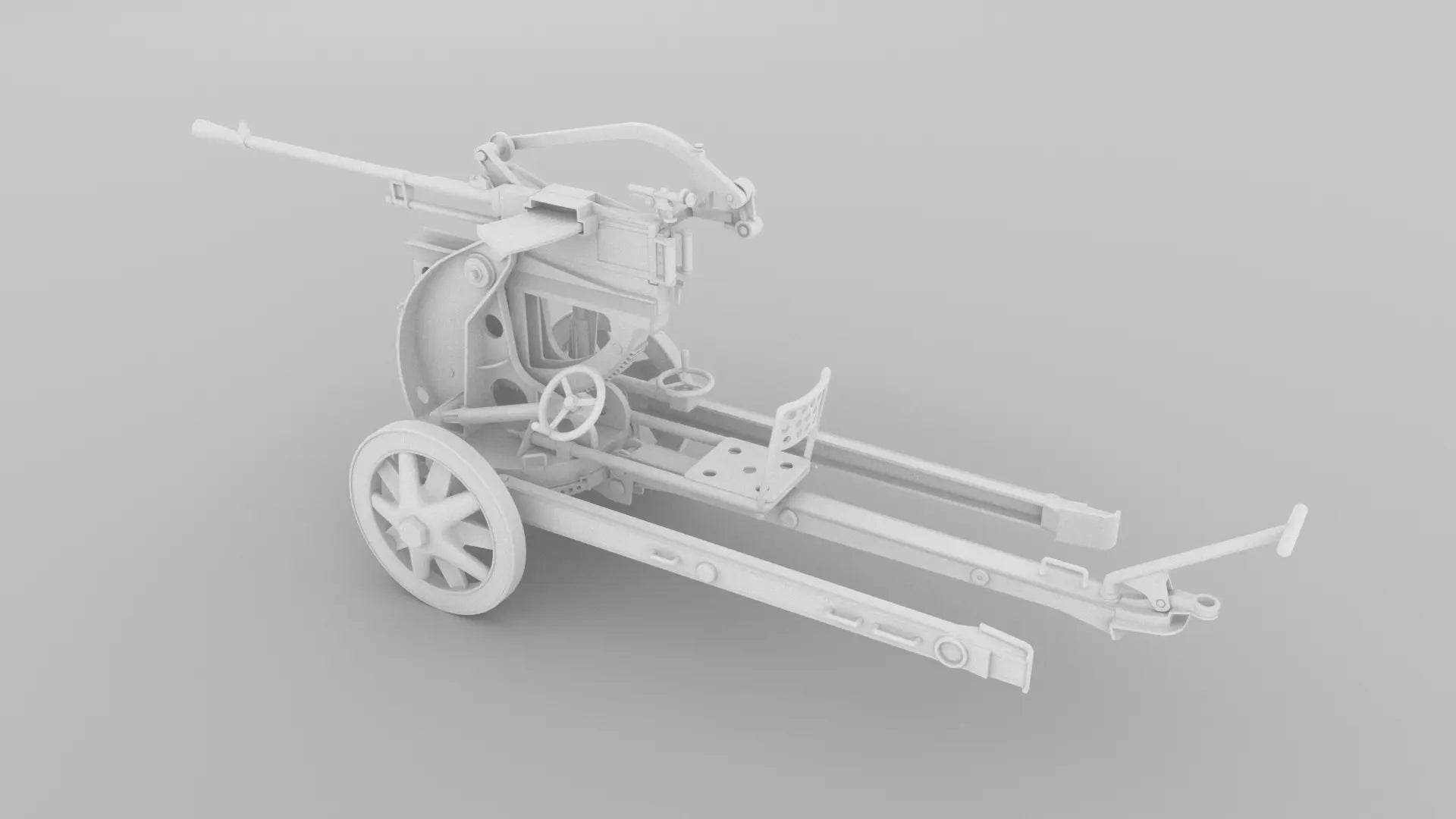 1/6 Italian Breda 20/65 Model 35 - Assembly Kit 3dspro