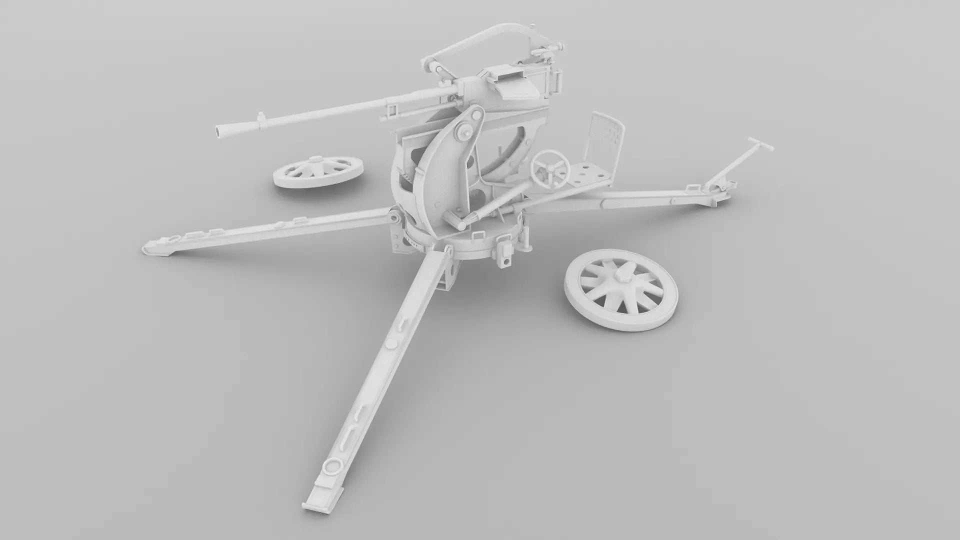 1/6 Italian Breda 20/65 Model 35 - Assembly Kit 3dspro