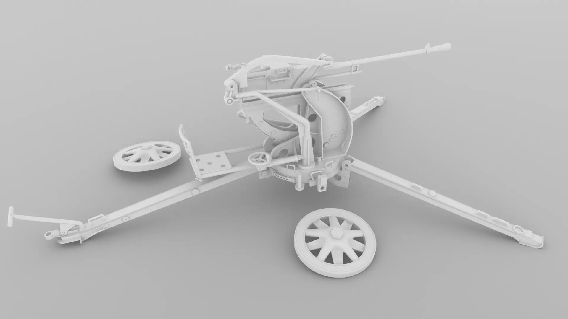 1/6 Italian Breda 20/65 Model 35 - Assembly Kit 3dspro