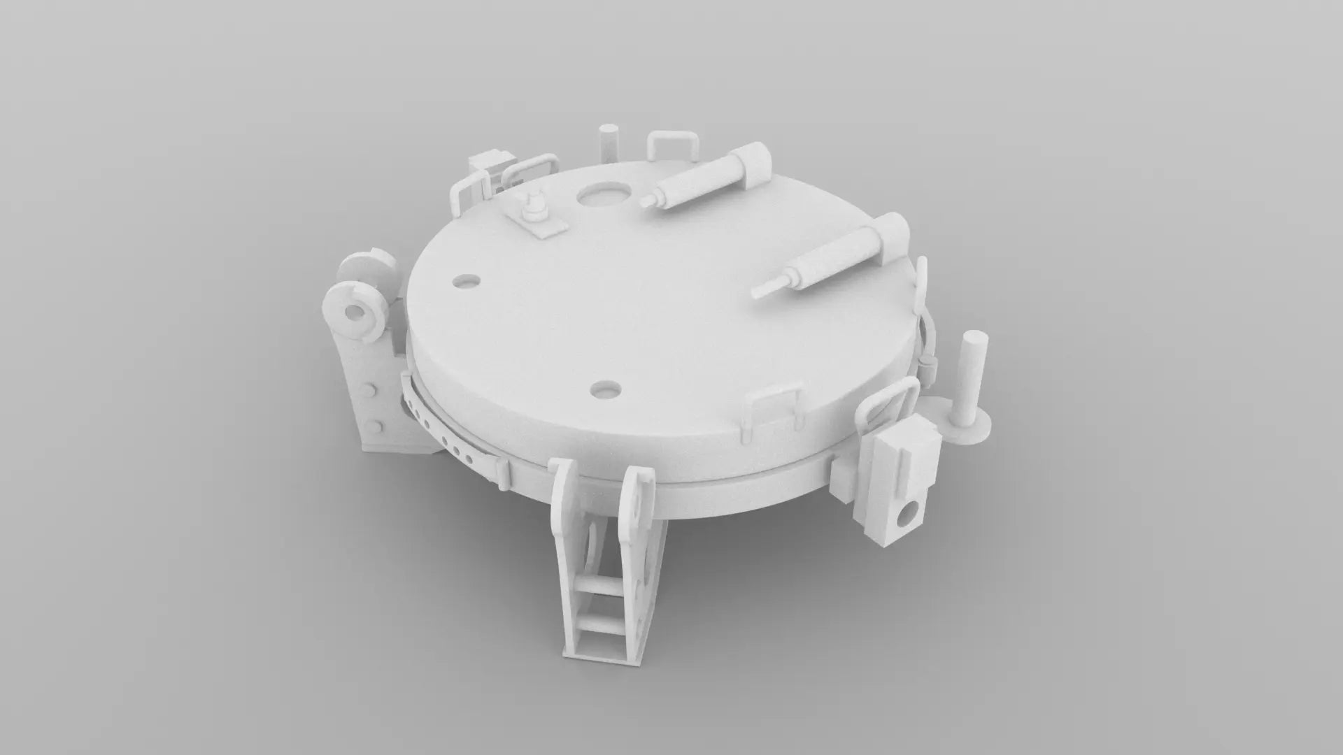 1/6 Italian Breda 20/65 Model 35 - Assembly Kit 3dspro