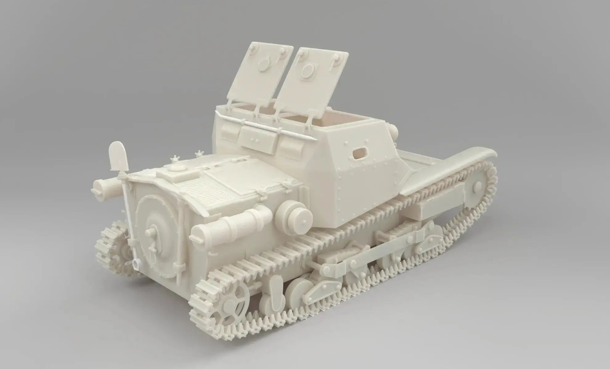 1/6 Italian Tankette Carro Veloce 33 Set - distefan 3d print