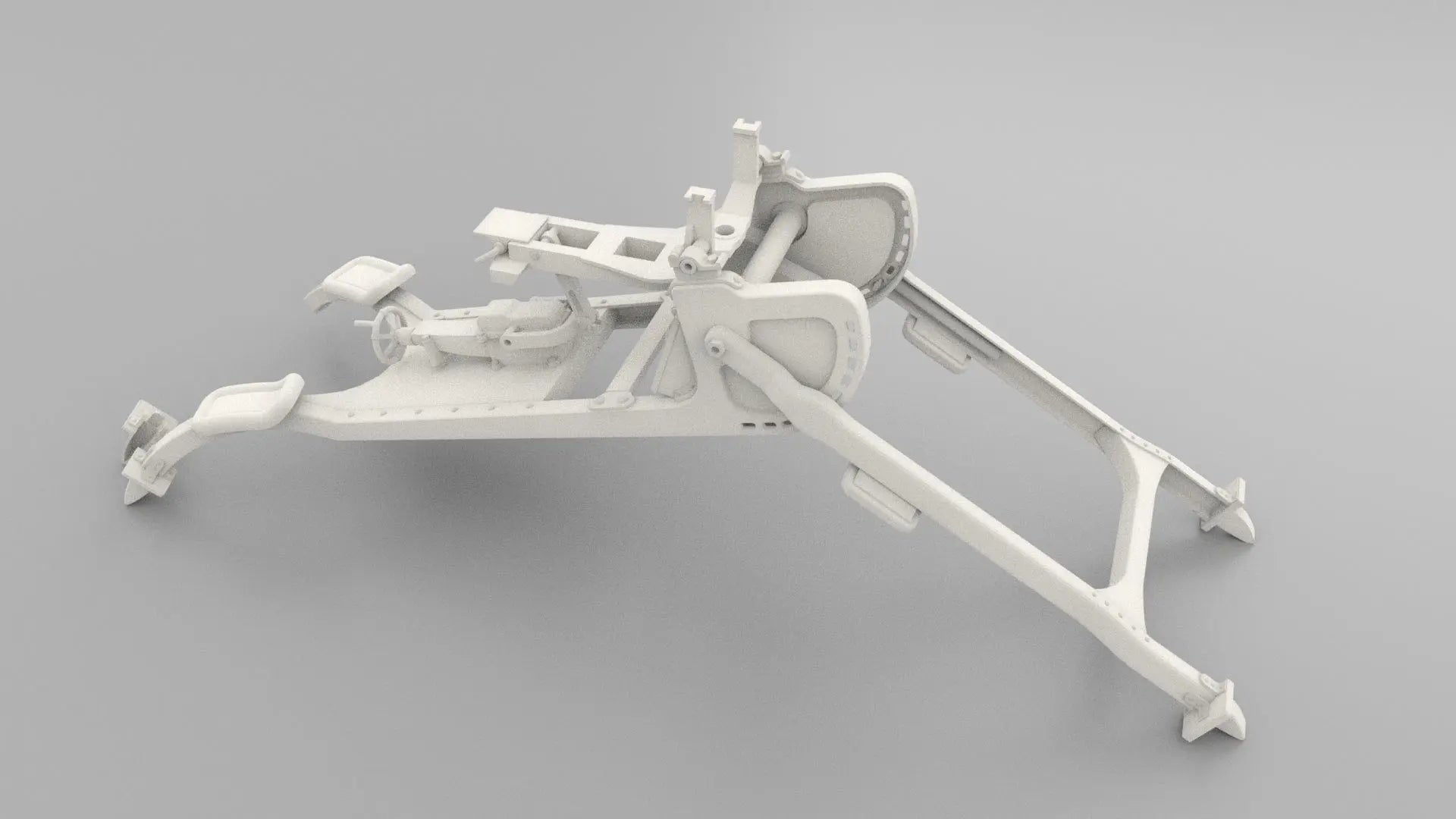 Stock Up Your Display: 1/6 MG 08 Machine Gun - Ammo Box (Unpainted)