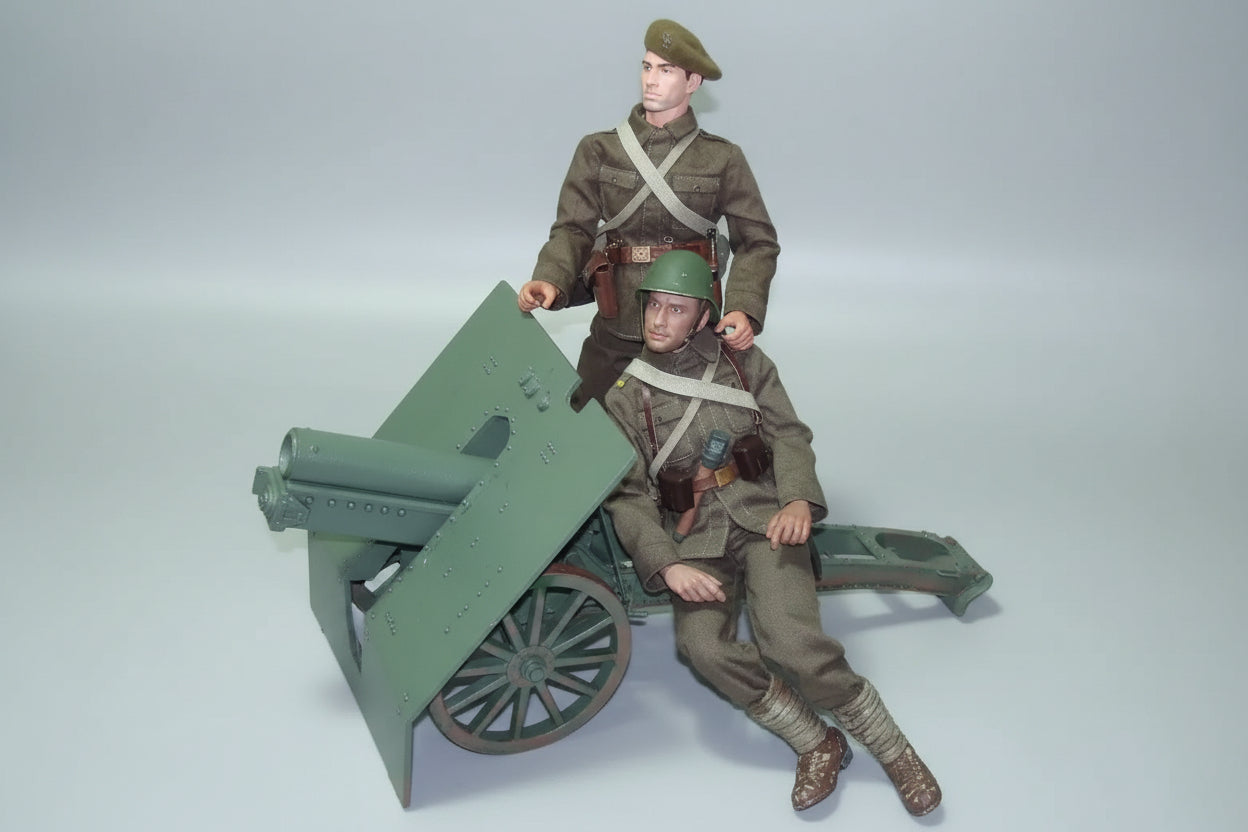1/6 Poland 7.5cm Skoda Gebirgskanone M.15 Carriage 3dspro