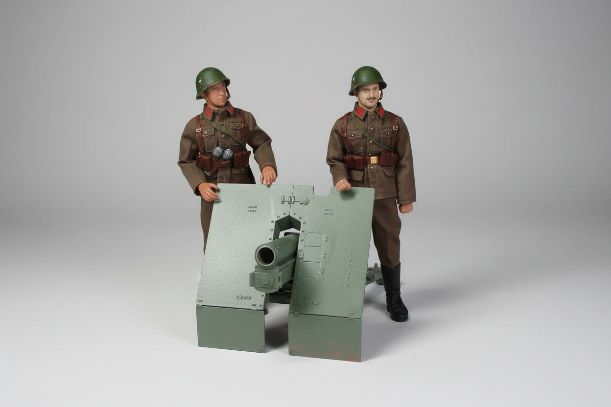 1/6 Poland 7.5cm Skoda Gebirgskanone M.15 Carriage 3dspro