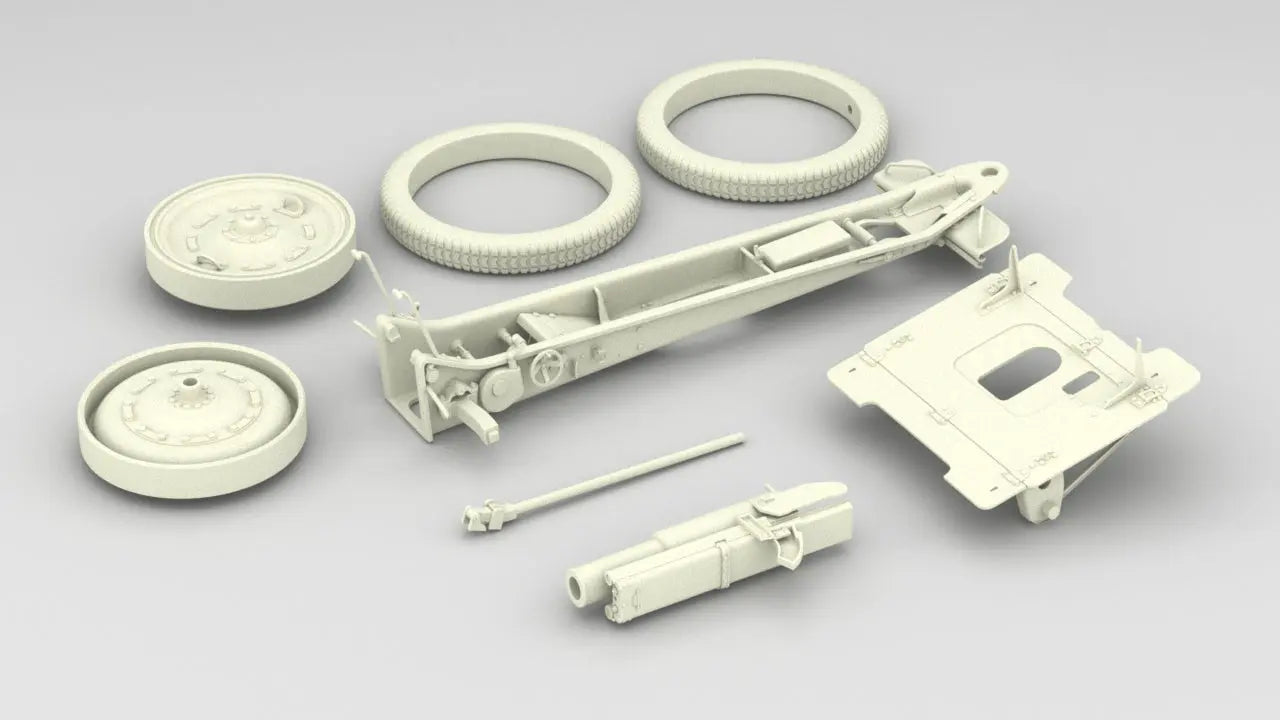 1/6 Russian 76 mm Regimental Gun M1927 Kit - distefan 3d print