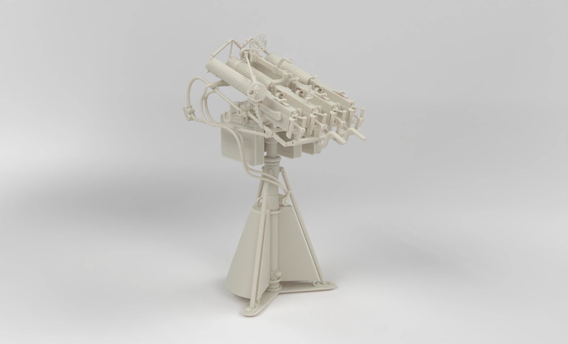 1/6 Russian ZPU M4 & Maxim Machine Gun Kit 3dspro