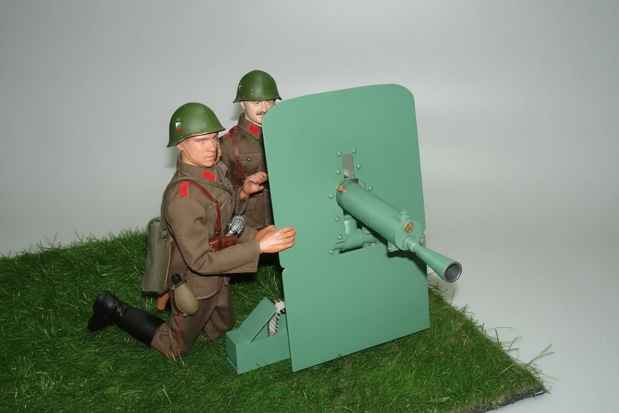 1/6 Schwarzlose MG 07/12 Heavy Machine Gun Set - distefan 3d print