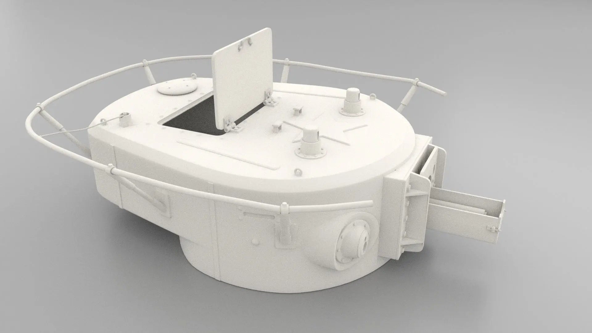 Complete Your BT-7A: Superbly Detailed 1/6 Soviet BT-7A - Turret (Unpainted)