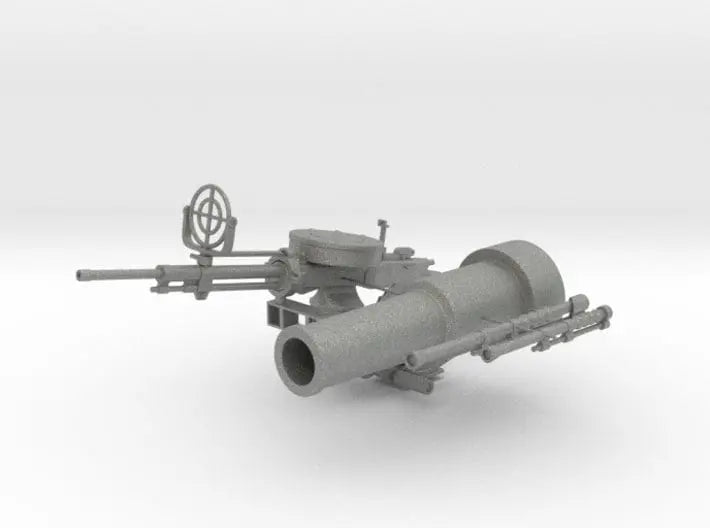 1/6 Soviet BT-7A - Turret Guns Set 3d printed