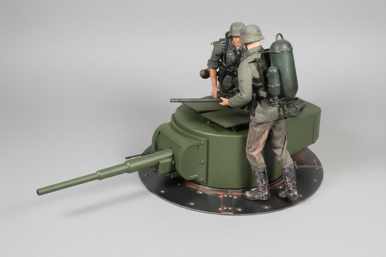 1/6 Soviet T-26 Bunker Turret 3dspro