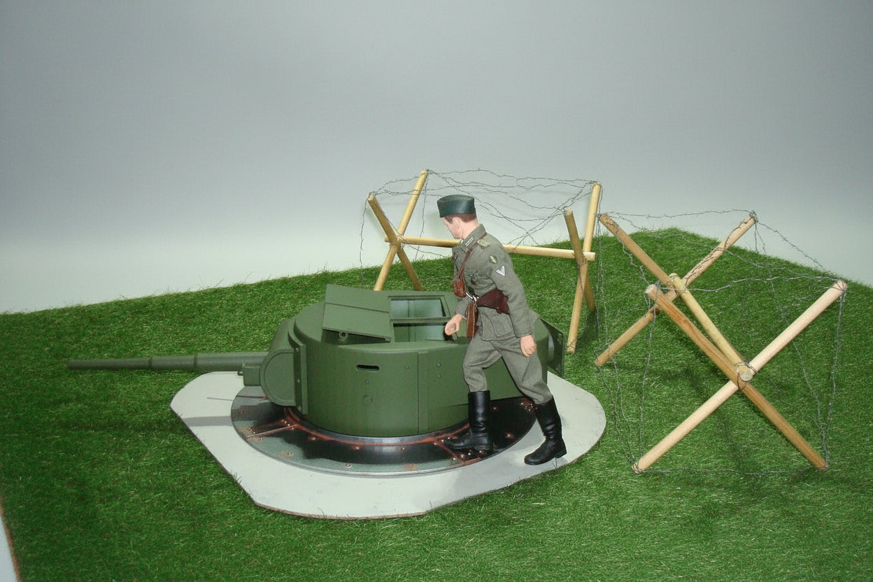 1/6 Soviet T-26 Bunker Turret 3dspro