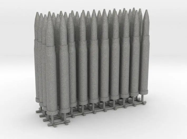 1/6 Swedish Bofors 20 mm M-40 Ammo Set 3d printed