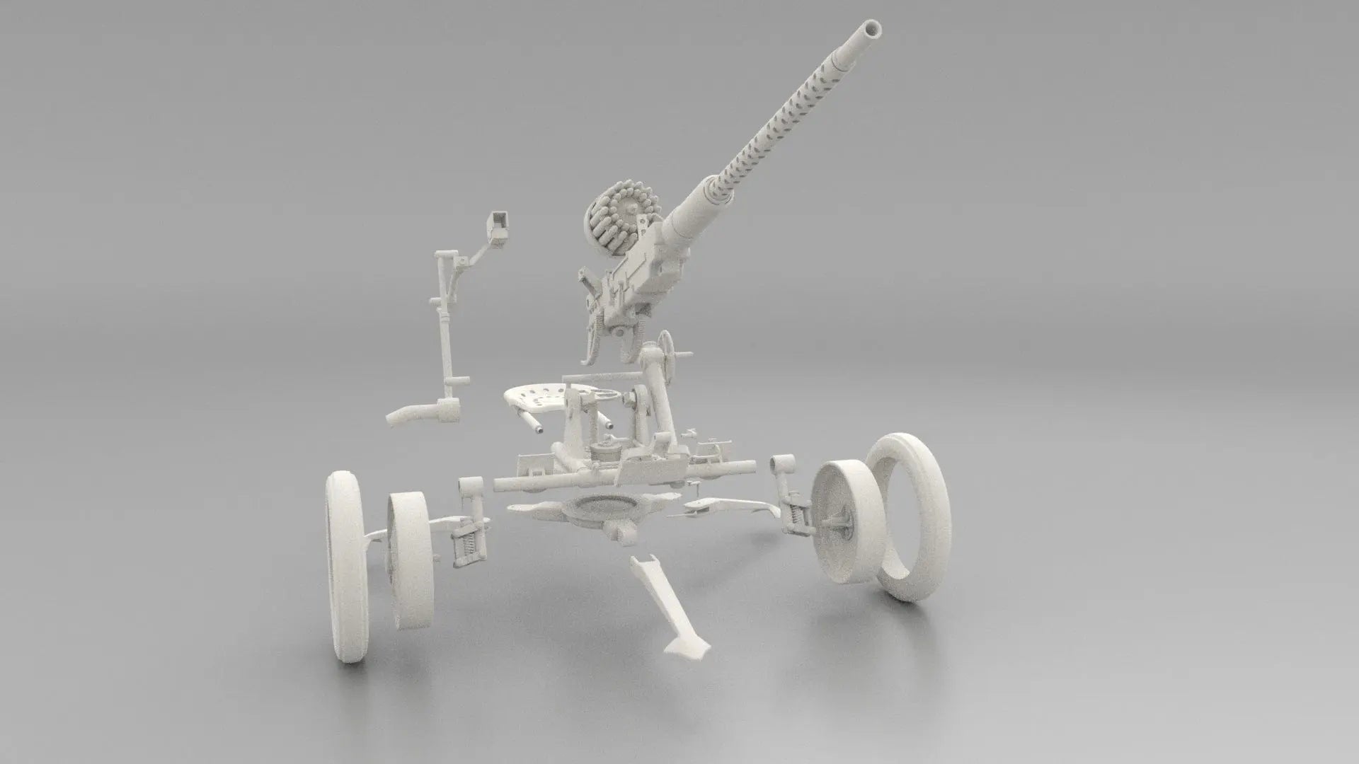 Secure Your M-40: 1/6 Swedish Bofors 20 mm M-40 - Mount Bottom (Distefan 3D Print)