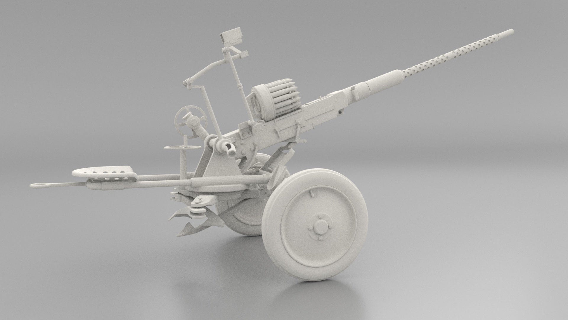  Ground Your M-40: 1/6 Swedish Bofors 20 mm M-40 - Rims Set (Distefan 3D Print)