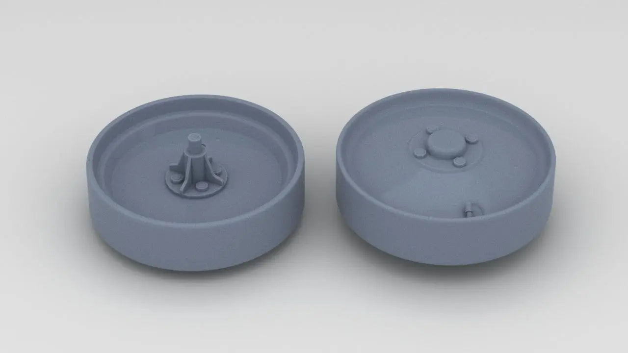 1/6 Swedish Bofors 20 mm M-40 Rims Set (2pcs) 3dspro