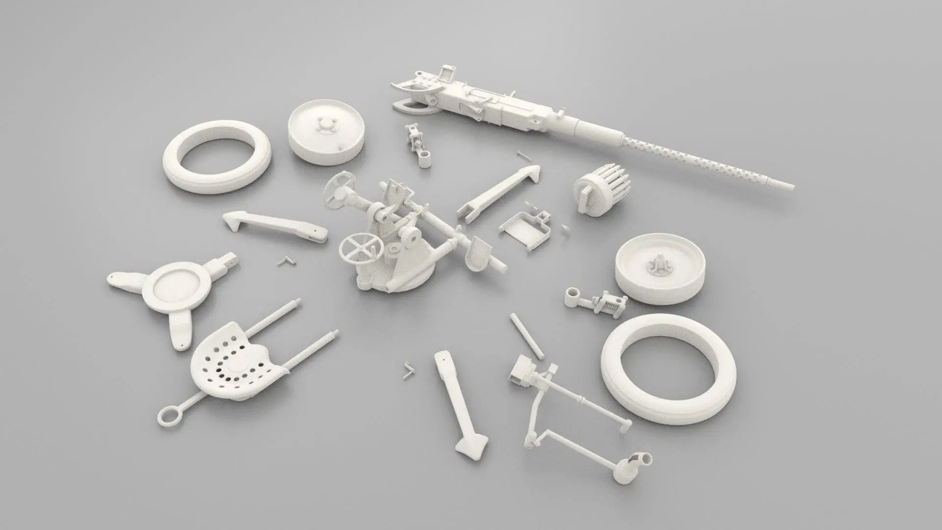 Crew Comfort for Your M-40: 1/6 Swedish Bofors 20 mm M-40 - Seat (Distefan 3D Print)
