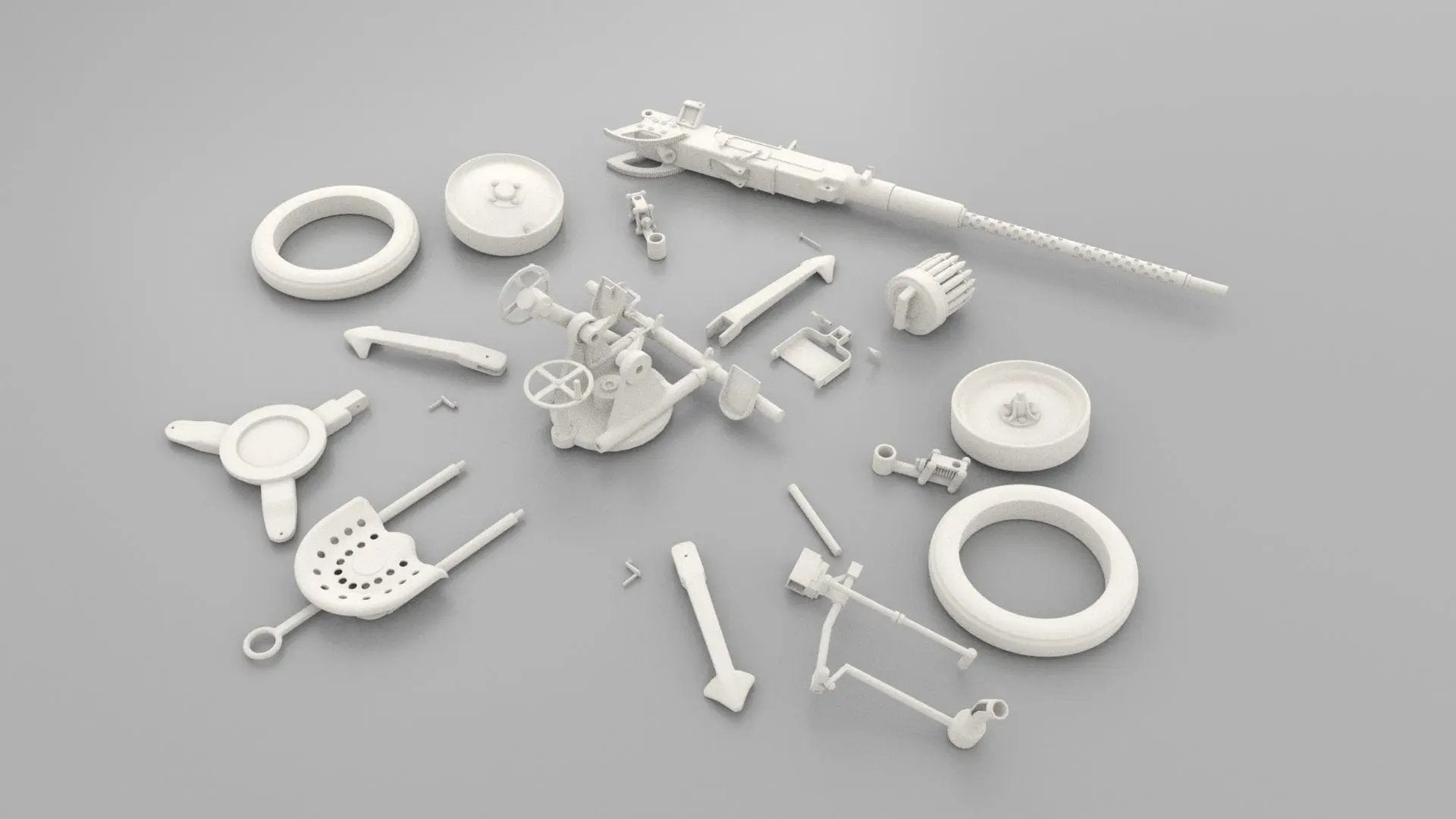 Crew Comfort for Your M-40: 1/6 Swedish Bofors 20 mm M-40 - Seat (Distefan 3D Print)