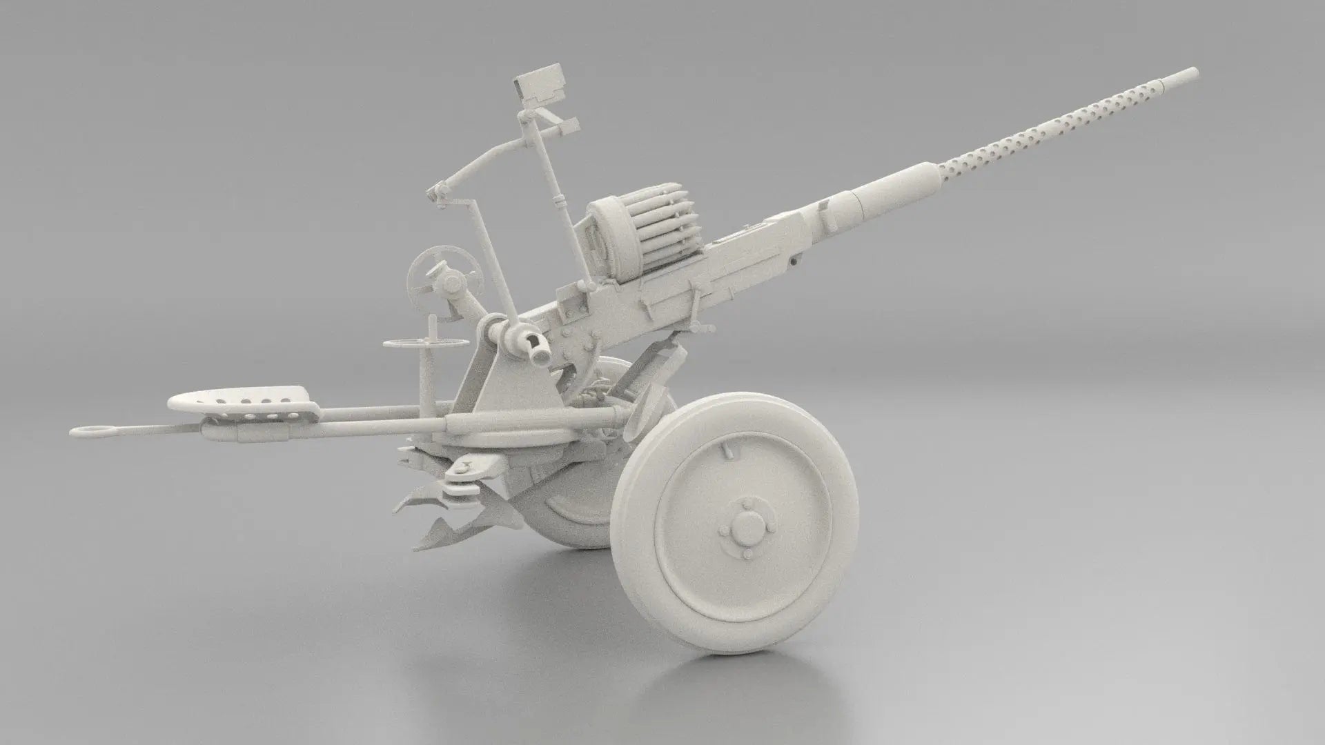 Crew Comfort for Your M-40: 1/6 Swedish Bofors 20 mm M-40 - Seat (Distefan 3D Print)
