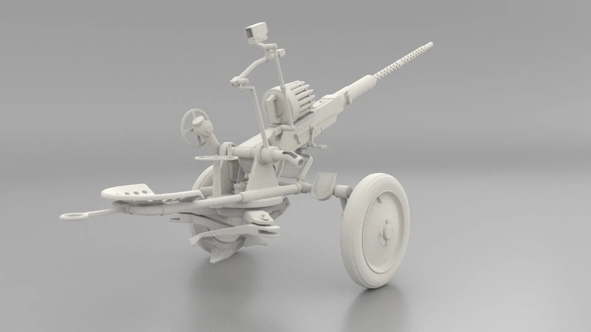 Crew Comfort for Your M-40: 1/6 Swedish Bofors 20 mm M-40 - Seat (Distefan 3D Print)