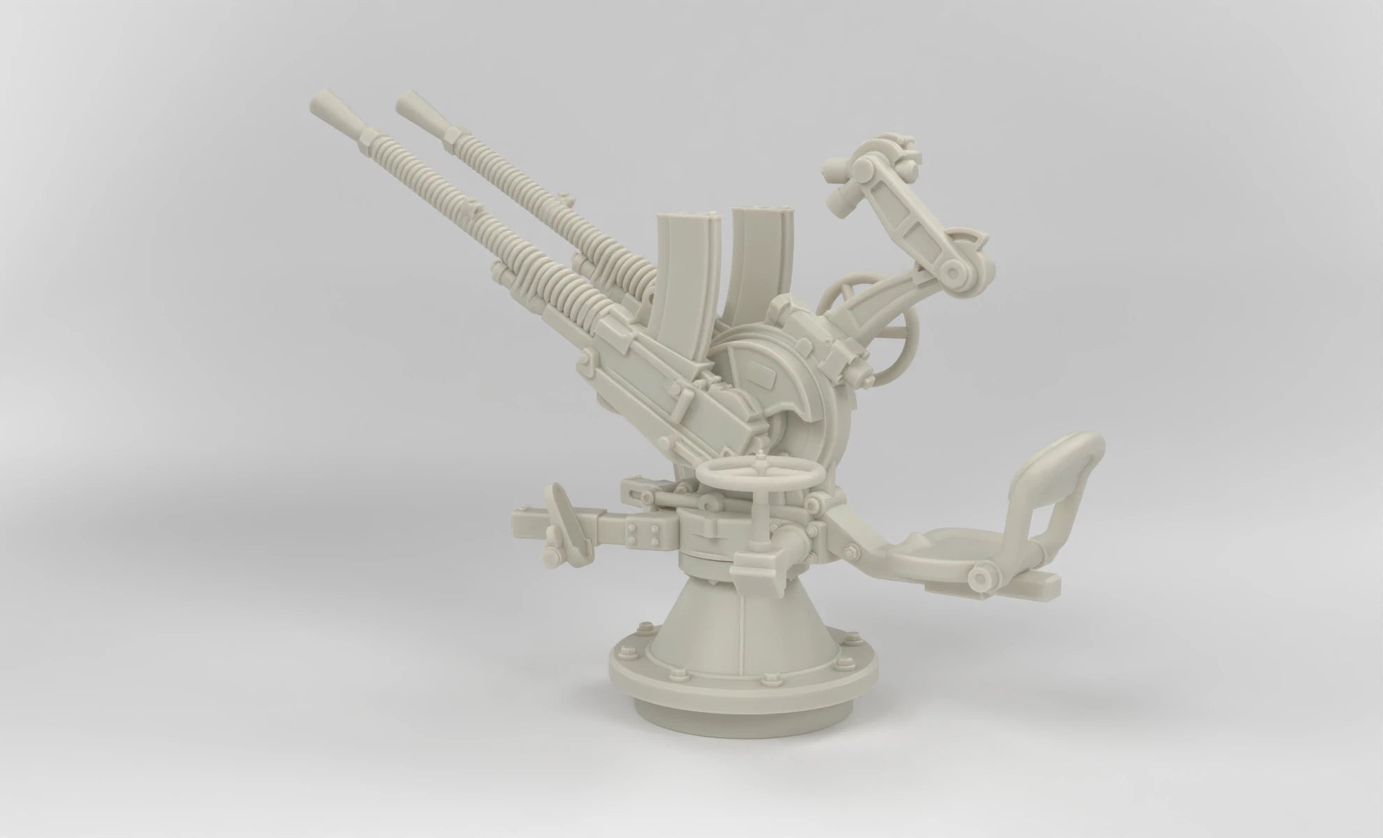 1/6 Belgium Twin AA Gun Hotchkiss 13.2mm Set 3dspro