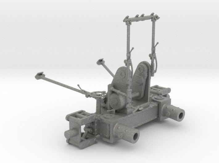 1/6 Bofors 37 mm anti-tank gun - carriage cradle 3d printed