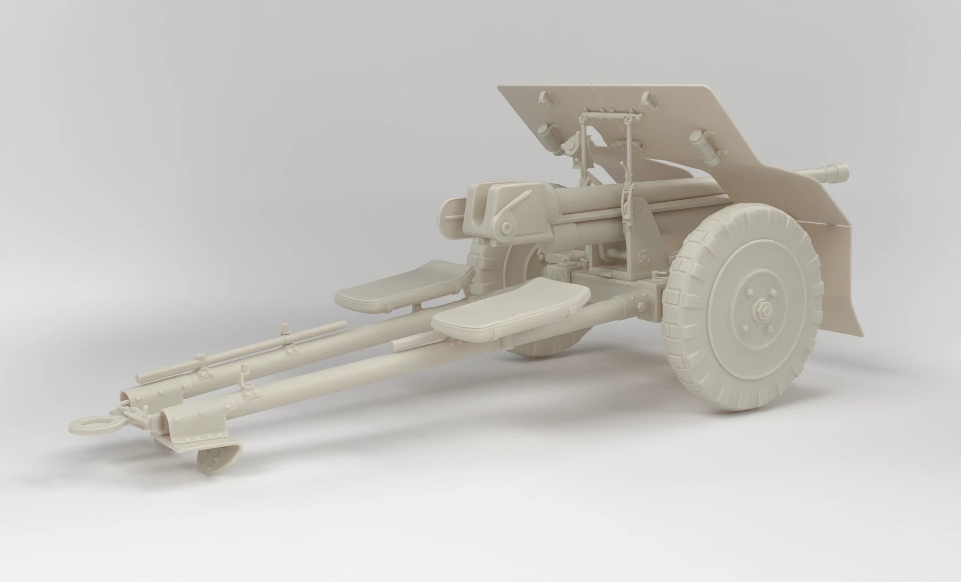 1/6 Bofors 37 mm Anti-Tank Gun Kit 3dspro