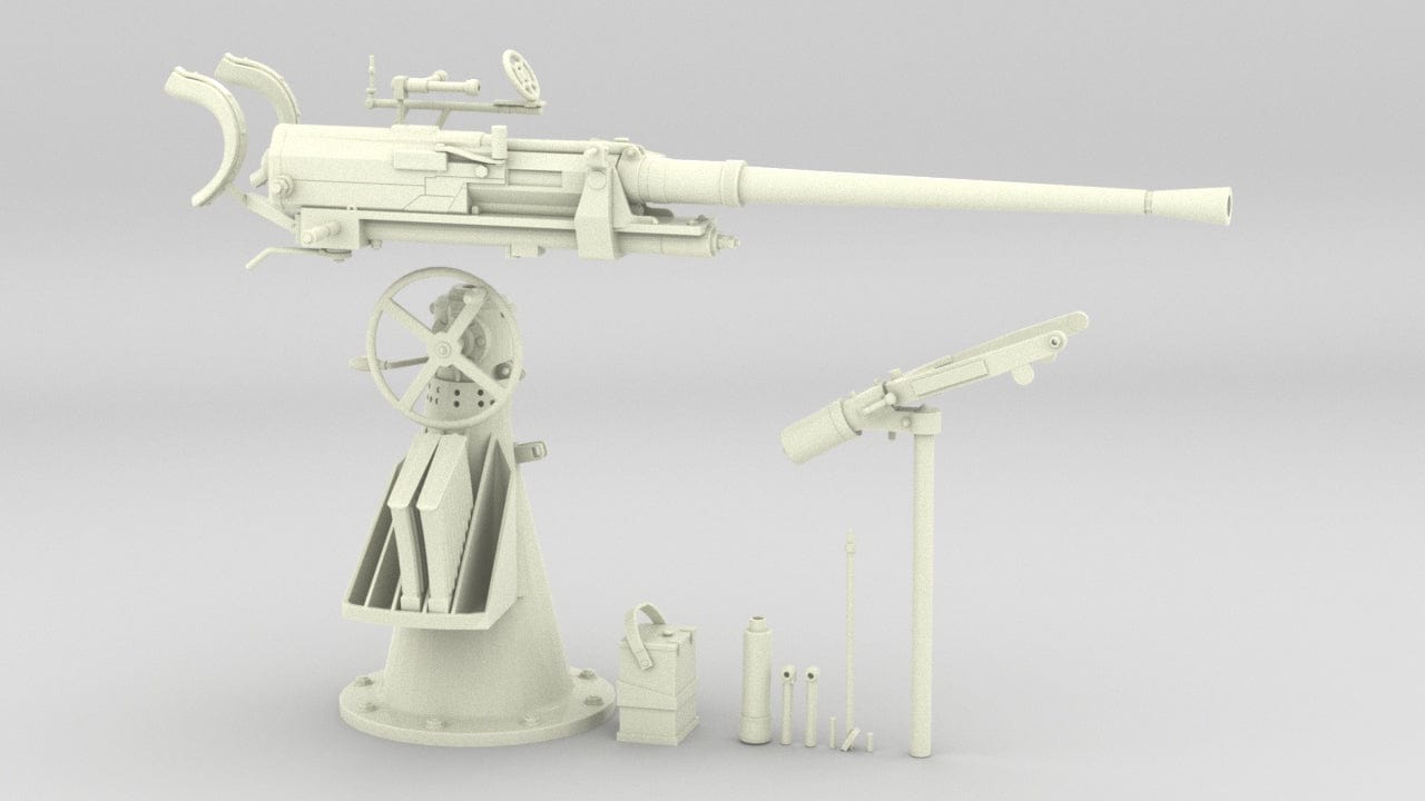 1/6 DKM Single 20mm Flak C30 Kit - distefan 3d print