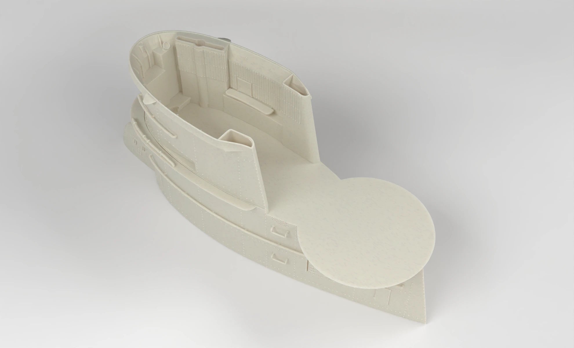 1/6 DKM U-Boot VII/C Conning Tower 3dspro