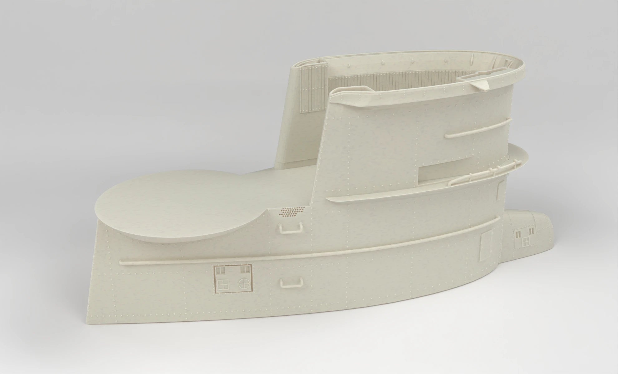 1/6 DKM U-Boot VII/C Conning Tower 3dspro