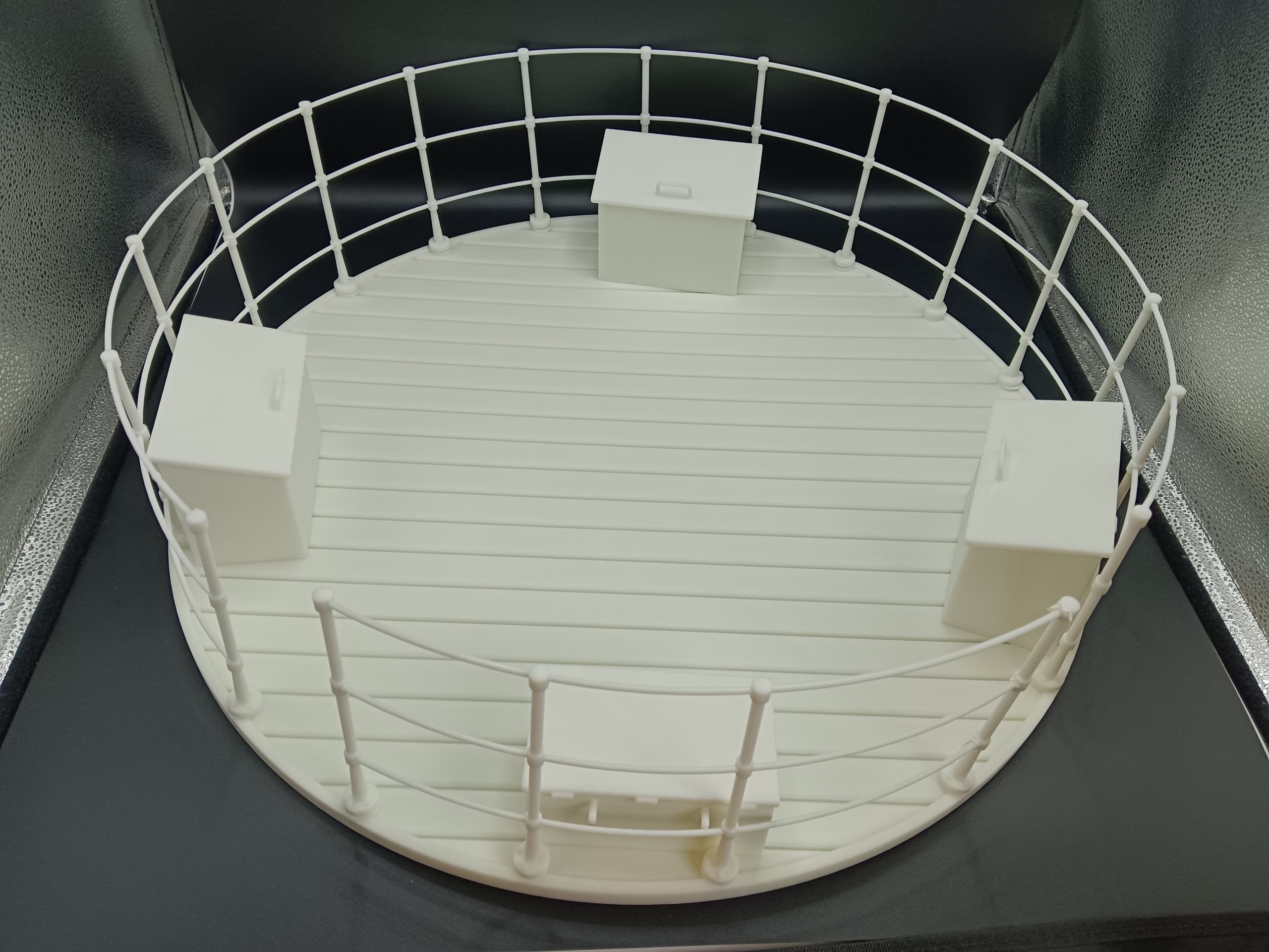 1/6 Flak Tower Gun Platform Set - distefan 3d print