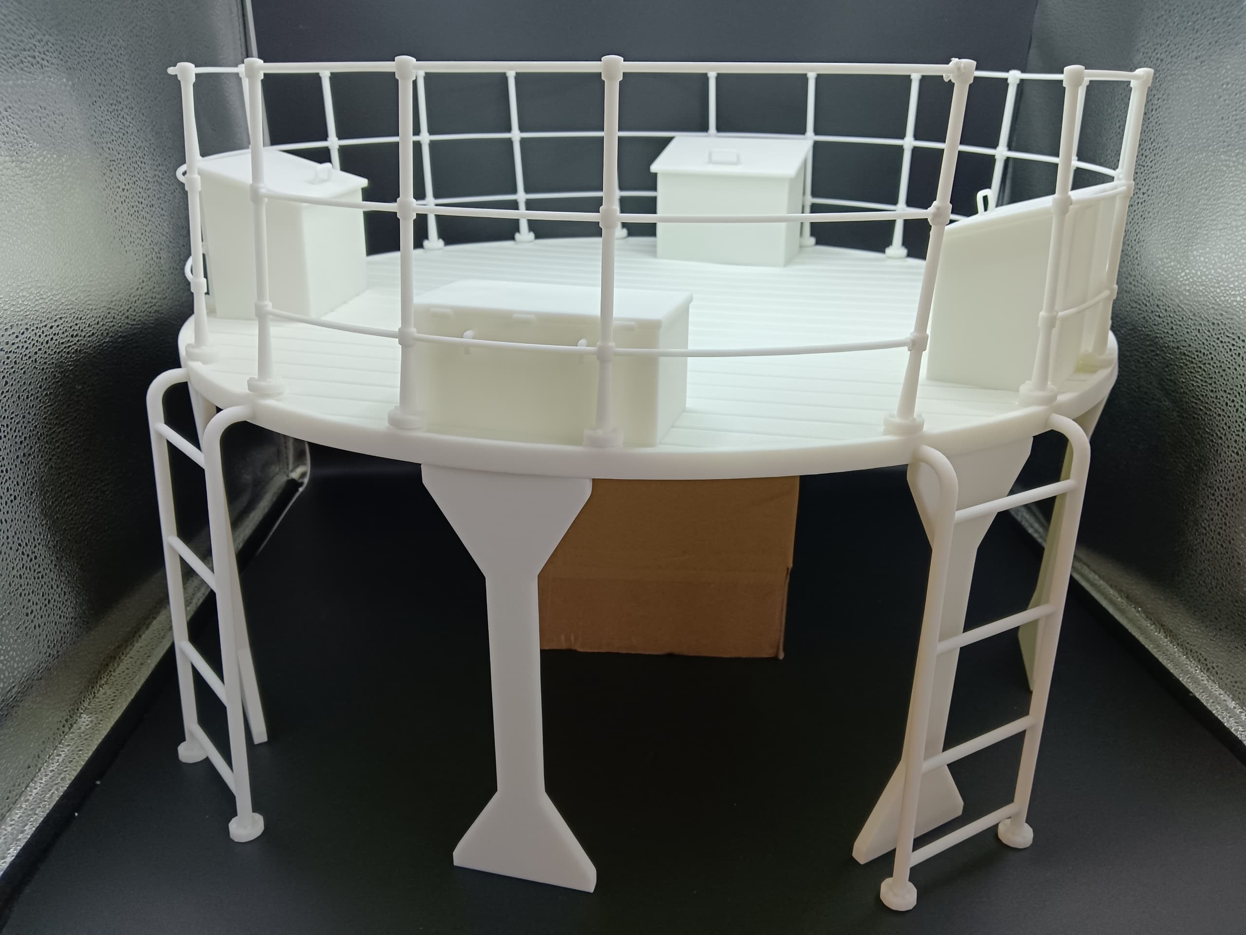 1/6 Flak Tower Gun Platform Set - distefan 3d print