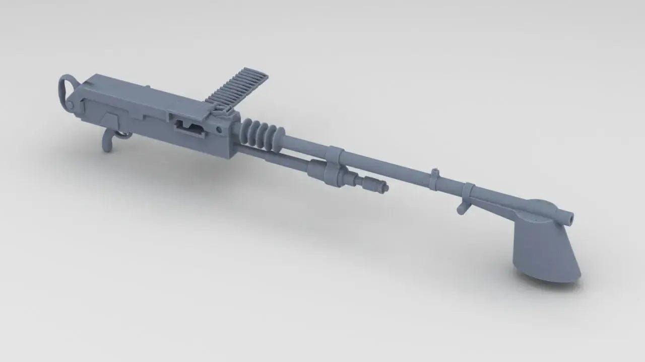 1/6 French 8mm Hotchkiss 14 Heavy MG Set - distefan 3d print
