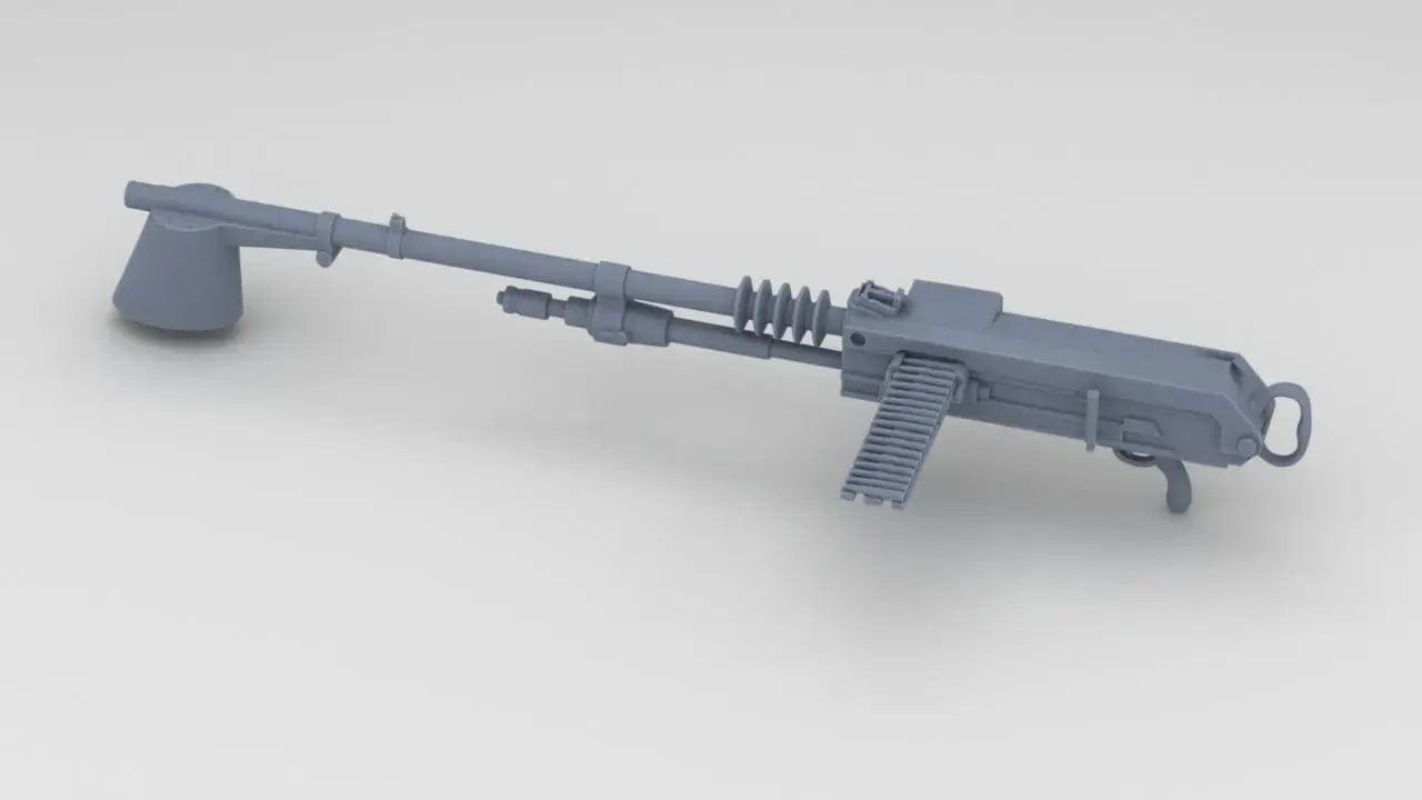 1/6 French 8mm Hotchkiss 14 Heavy MG Set - distefan 3d print