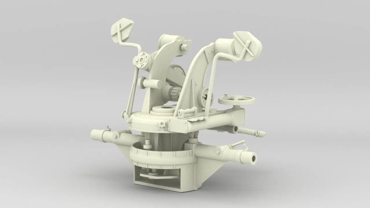 1/6 German 20mm Oerlikon Flak-28 Mount - distefan 3d print