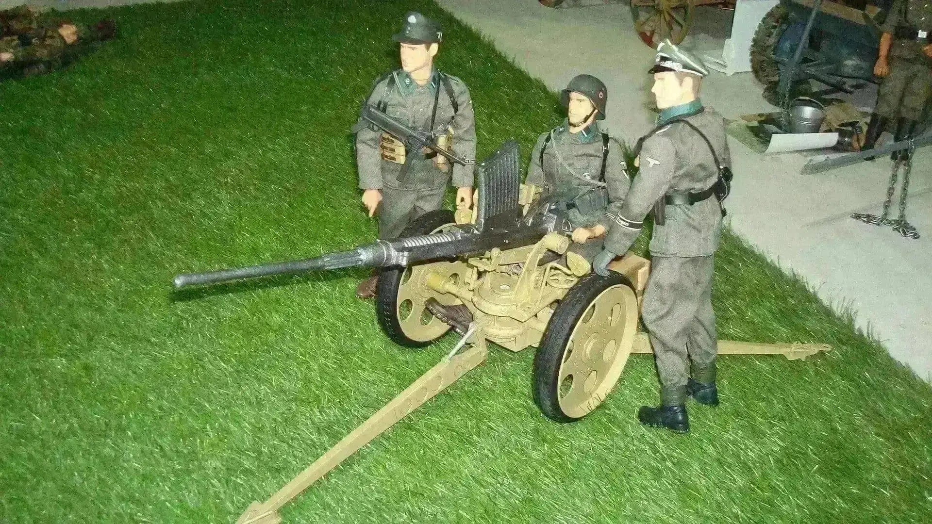 1/6 German 20mm Oerlikon Flak-28 - Mount - distefan 3d print