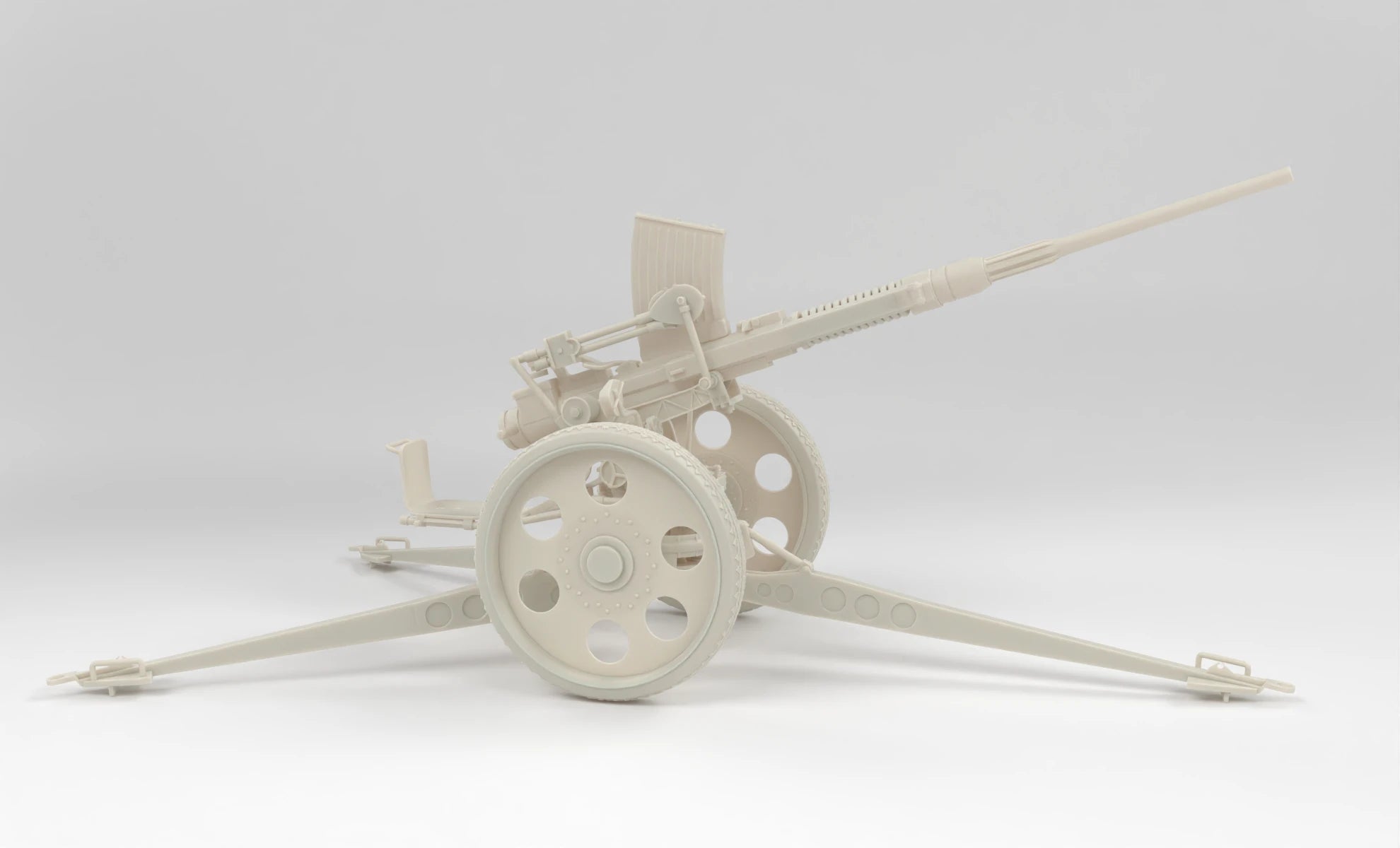 1/6 German 20mm Oerlikon Flak-28 Mount Kit 3dspro