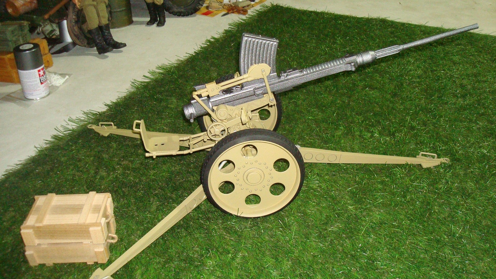 Supercharge Your 1/6 Germany 20mm Oerlikon - Flak-28 - Barrel Cradle (Distefan 3D Print)