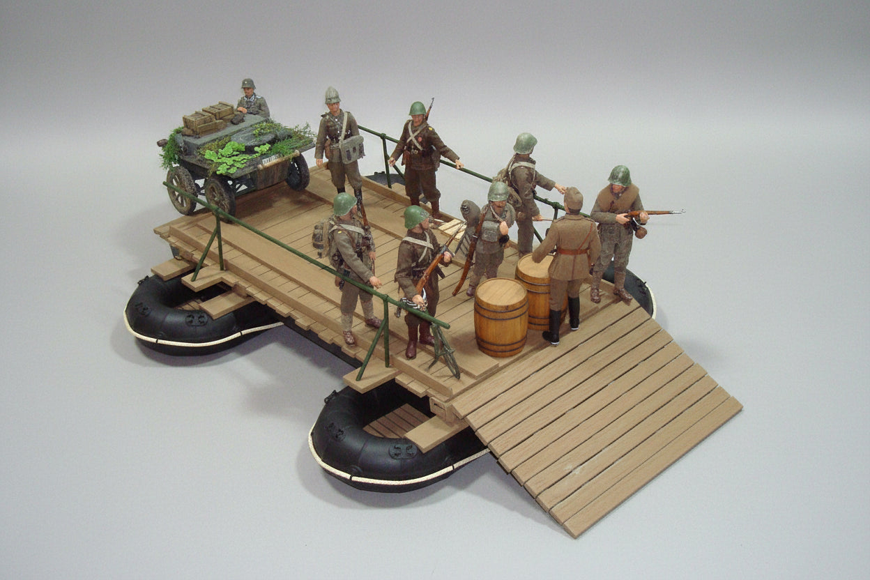 1/6 Germany WWII Grosse Flossacke 34 Assault Boat Set OITECH