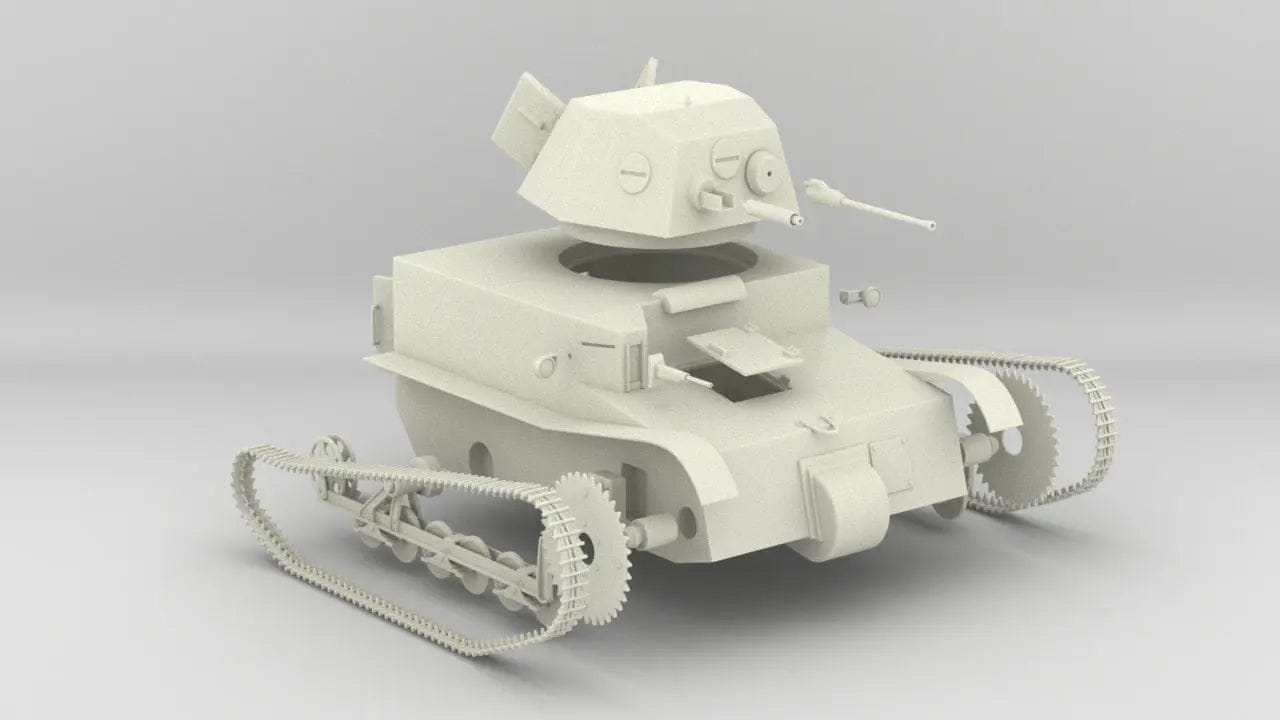 1/6 Hungarian Interwar Tankette Set - distefan 3d print