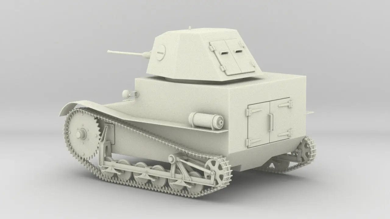 1/6 Hungarian Interwar Tankette Set - distefan 3d print