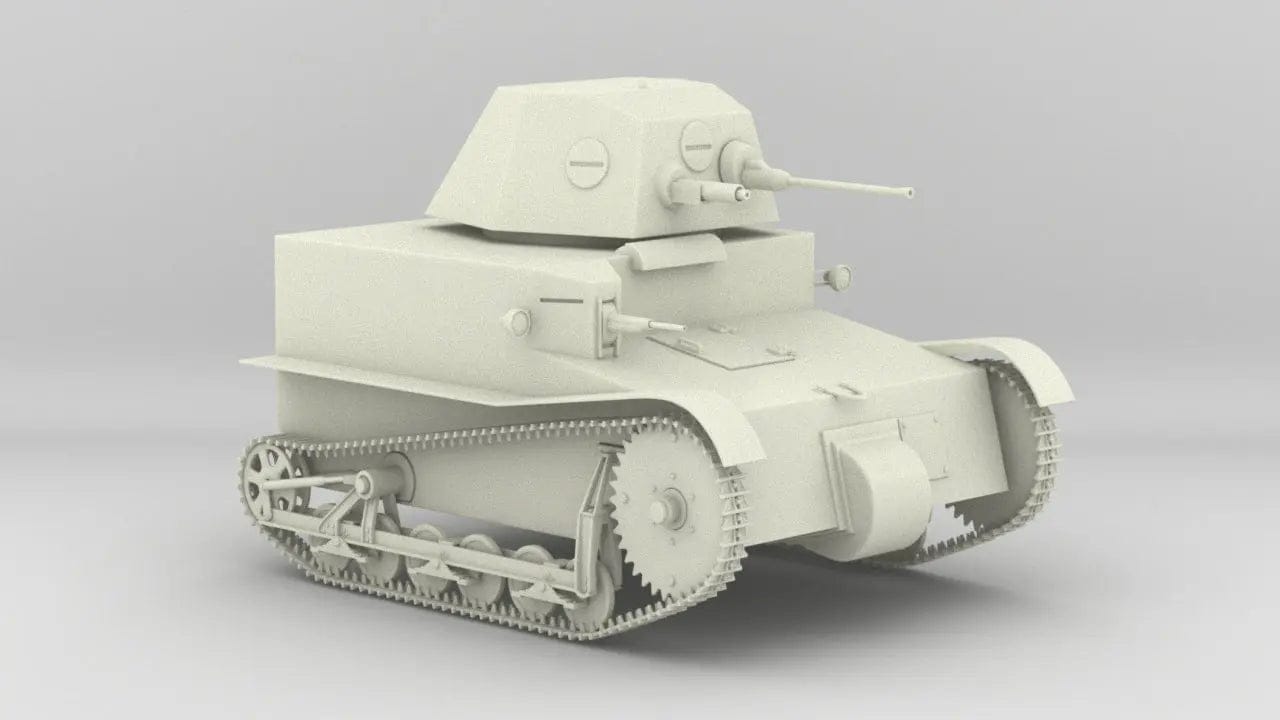 1/6 Hungarian Interwar Tankette Set - distefan 3d print