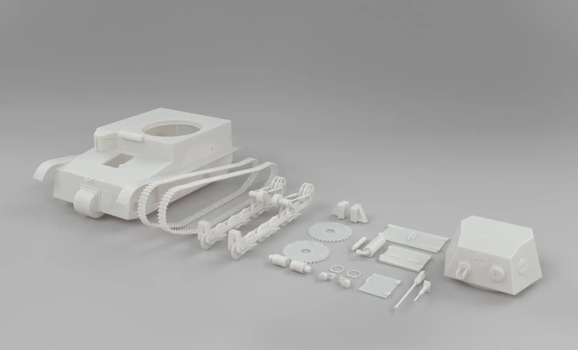 1/6 Hungarian Interwar Tankette Set - distefan 3d print