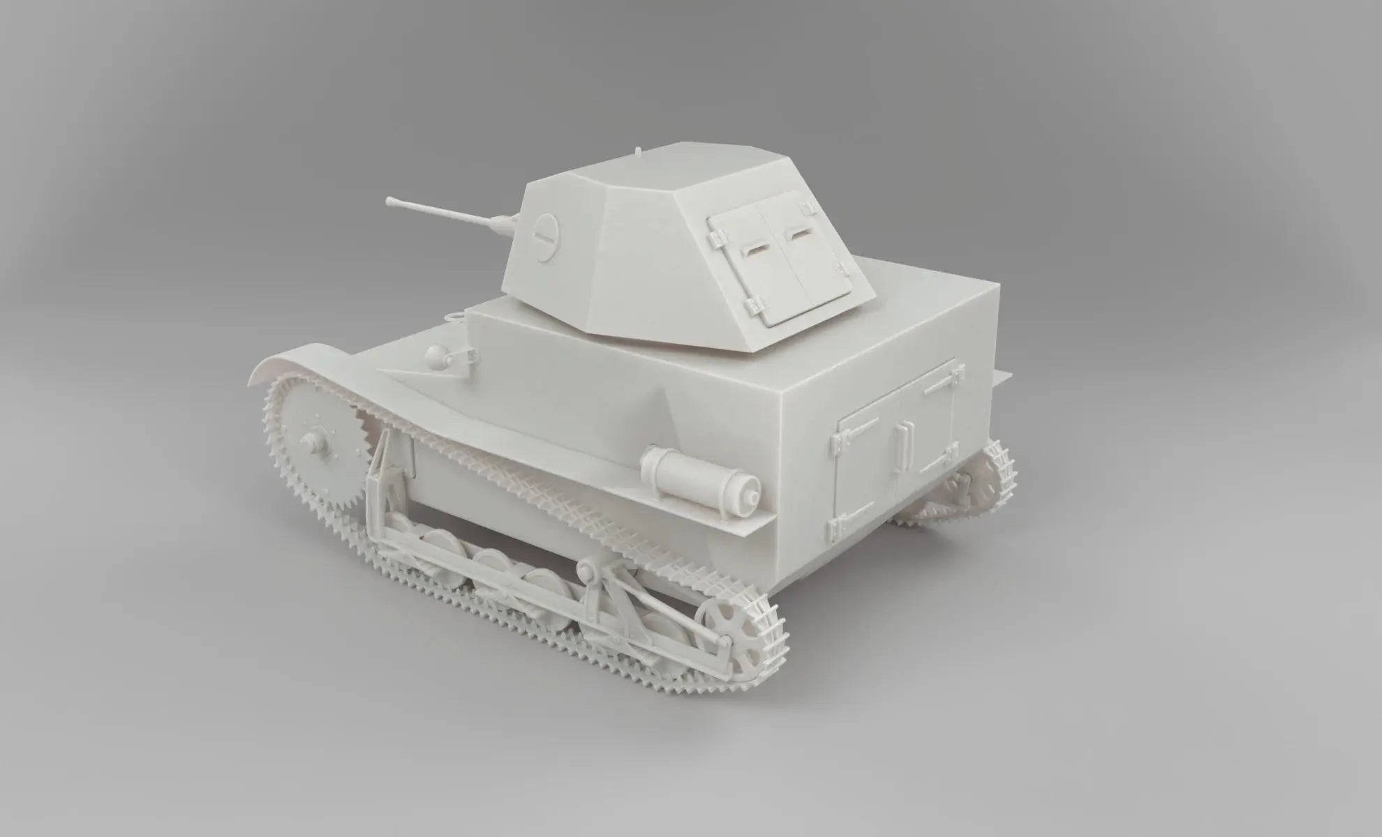 1/6 Hungarian Interwar Tankette Set - distefan 3d print