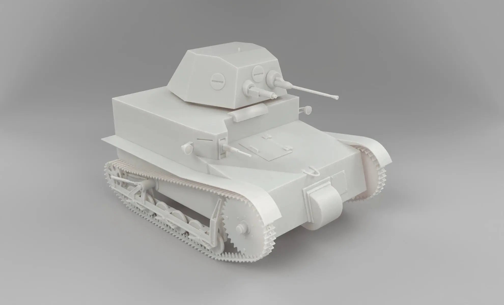 1/6 Hungarian Interwar Tankette Set - distefan 3d print